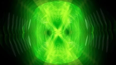 Green light shining through a dark background 库存影片 280077109