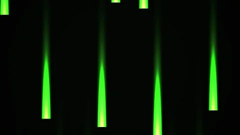 Green light streaks on black background. Stock Footage 333926989