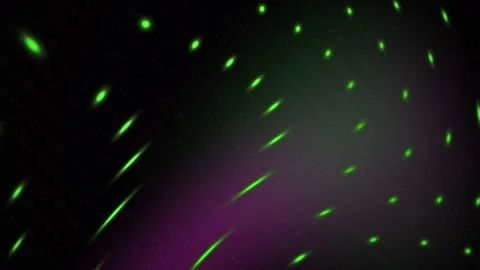 Green light streaks on black background. Stock Footage 335112961