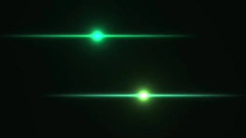 Green light streaks move across dark background Stock Footage 340188707
