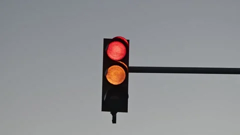 Green light on traffic semaphore Stock Footage 288987810