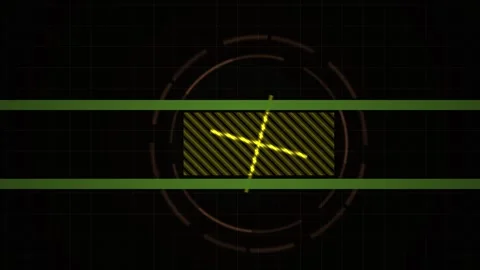 Green Light Trails on Black Background. Stock Footage 334883795