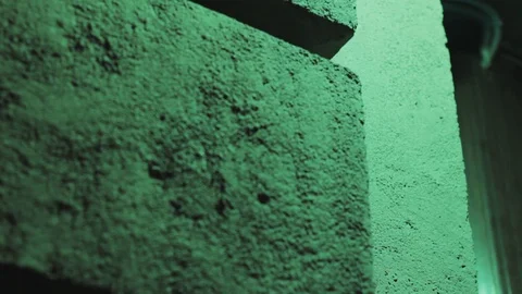 Green light wall background 스톡 동영상 106737010