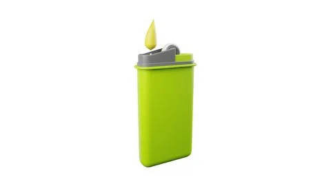 Green Lighters Stock Illustration