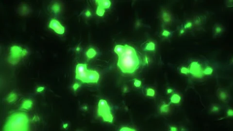 Green Lights Abstract Motion Background for Technology and Science Visuals Stock Footage 343720631