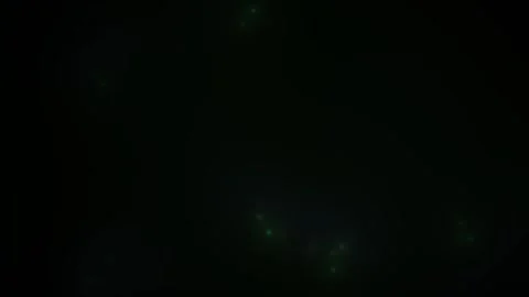 Green Lights Abstract Motion on Dark Background for Technology and Science .. Stock Footage 343720364