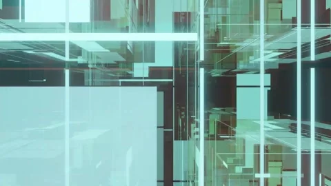 Green Lights Animated Background Loop 스톡 동영상 196236612