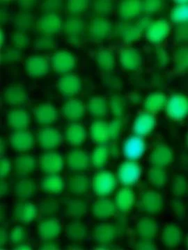 Green lights background Stock Illustration