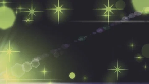 Green Lights Bokeh Effect Background Loop  Stock Footage 237485878