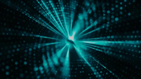 Green Lights Circular Motion Loop  스톡 동영상 238541976