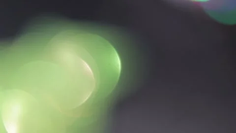 Green lights with colorful light dots on top 스톡 동영상 318675446