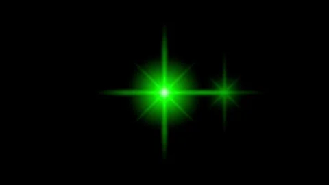 Green lights flickering Stock Footage 313537553