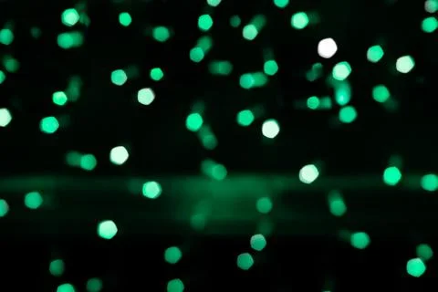 Green lights matrix Stock Photos