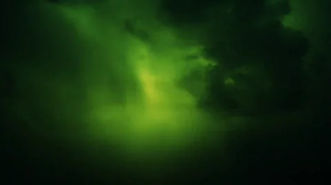 Green lightstorm Stock Footage 492946