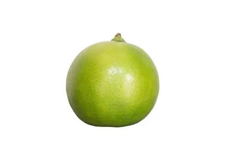 Green lime isolated on white background Stock Photos
