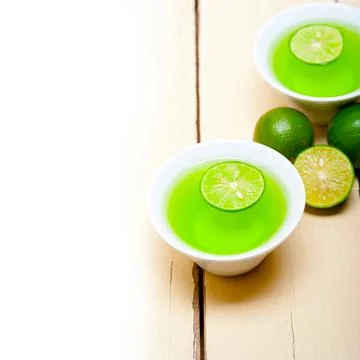 Green lime lemonade Foto stock