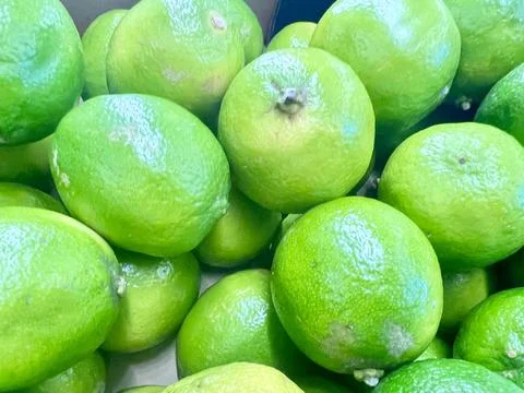 Green Limes Stock Photos