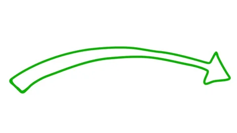 Green line arrow green Stock Footage 242497809