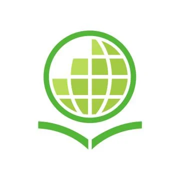 Green line drawing digital globe with open book vector illustration isolated  Stock Illustration