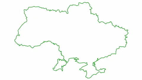 Green line map white Stock Footage 231414441