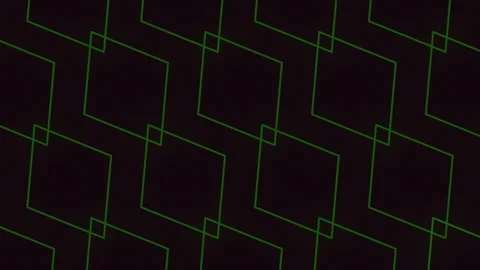 Green line pattern on black background for web design Stock Footage 323435866
