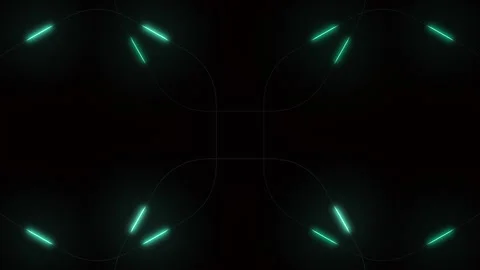 Green line pattern minimalistic and versatile design element for websites and Video stock 297618262