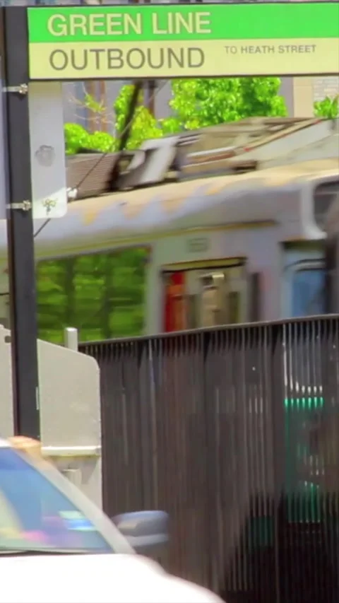Green Line Train, Boston Stock Footage 336818524