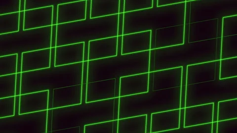 Green linear design on black background Stock Footage 322797838