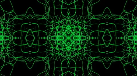 Green lines flower pattern fishing nets seaweed grass thread rope. Stock Footage 959448