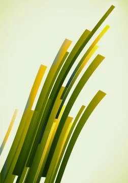 Green lines 库存插图