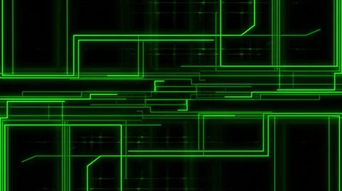 Green lines motion background Stock Footage 65823796