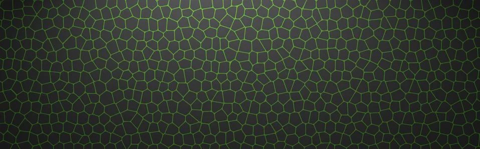 Green lines pattern on black background. Mosaic of green lines. Vector Stock Illustration