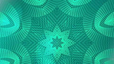 Green lines with teal background Stock Footage 280568894