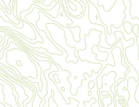 Green lines topographic map  . Stock Illustration