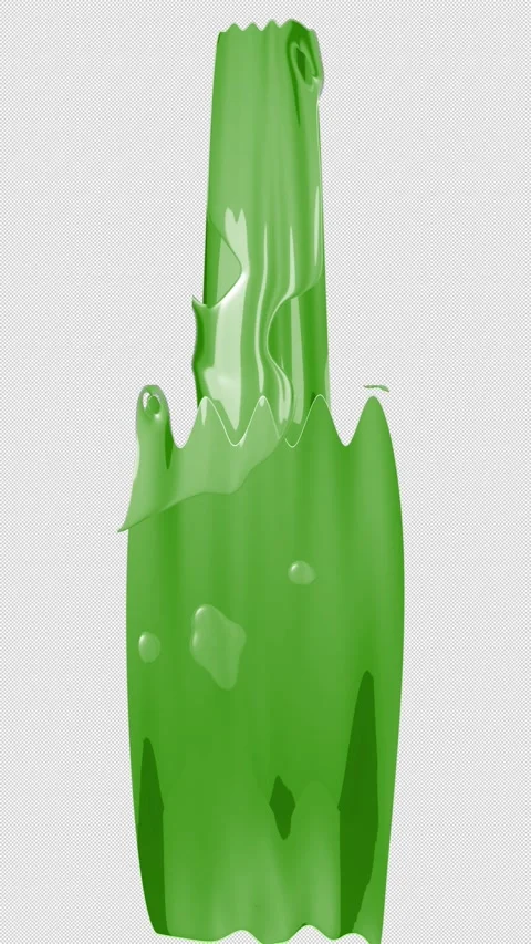 Green liquid animation transition 库存影片 329922313