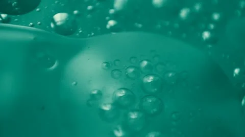 Green liquid with bubbles 動画素材 20646755