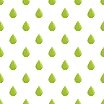 Green liquid drops creating a textured seamless pattern イラスト素材