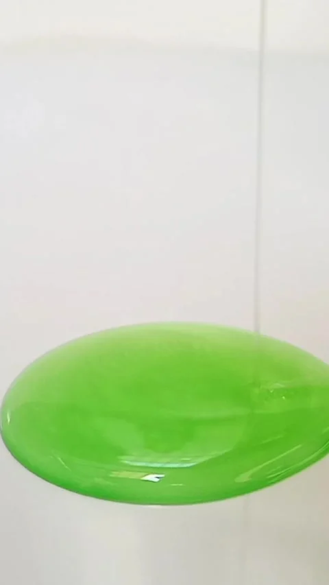 Green liquid gel texture face wash, shampoo, cleanser, cosmetic or skincare.. Stock Footage 285713420