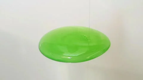 Green liquid gel texture face wash, shampoo, cleanser, cosmetic or skincare.. Video stock 285714848