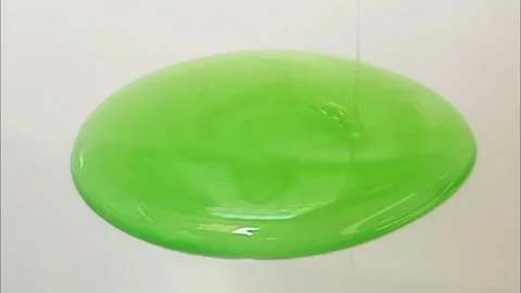 Green liquid gel texture face wash, shampoo, cleanser, cosmetic or skincare.. Stock-Footage 285714849
