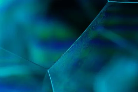 Green liquid surface, phenomenal structure, cold colour Stock Photos