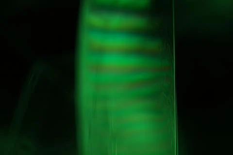Green liquid surface, phenomenal structure, macro abstraction Stock Photos