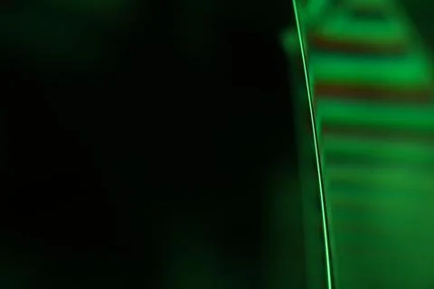 Green liquid surface, phenomenal structure, macro abstraction Stock Photos
