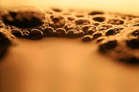 Green liquid surface, science abstraction Foto stock