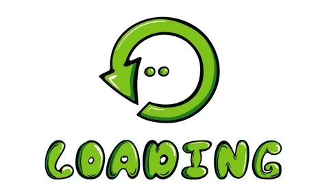 Green loading and white background Stock Footage 111481077