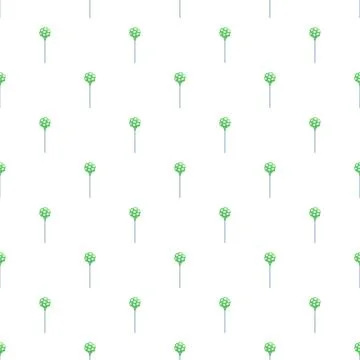 Green lollipops creating sweet candy seamless pattern Illustrazione stock