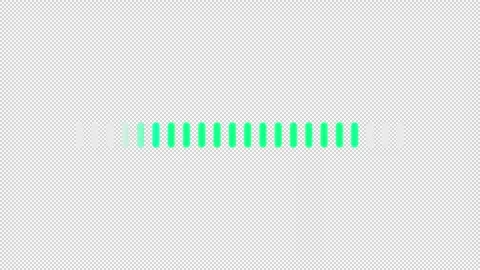 Green loop dotted progress bar flat UI element animation Stock Footage 340284648