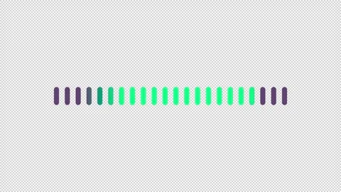 Green loop dotted progress bar animated loading bar on dark background Vídeos de archivo 342241912