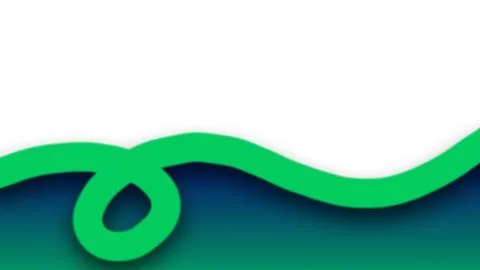 Green loop line marathon ribbon path abstract background banner template ve.. イラスト素材