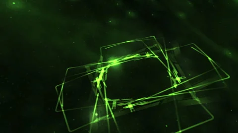 Green Looping Technical Abstract Array Stock Footage 41110289
